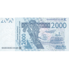 P716Kb Senegal - 2000 Francs Year 2004